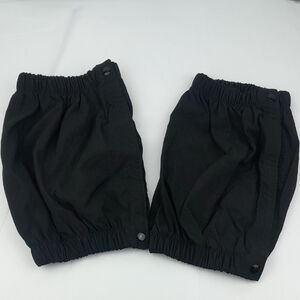 Vintage Ruby USA Black Snap Button Snow Pants Leg Cuffs